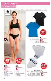 Catalogue Hyper U page 32: LOT DE 3 Paires DE MI-CHAUSSETTES, D'INVISIBLES OU DE SOCQUETTES DE SPORT ADULTES €3,54