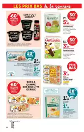 Catalogue Hyper U page 36: PATES SANS GLUTEN U €1,28, U Biscuits avoine nappés chocolat au lait €2,62