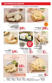 Catalogue Hyper U page 52: Pavé d'Affinois €1,99, MAASDAM €9,49
