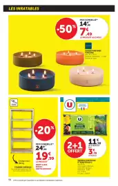 Catalogue Hyper U page 56: ETAGERE 5 NIVEAUX €19,99, Spaas Bougie parfumée €7,49