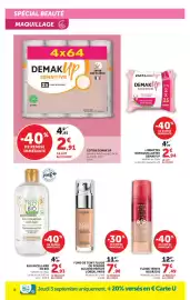 Catalogue Hyper U page 8: DEMak UP Sensitive €2,91, SO BIO Eau micellaire anti-âge €2,93