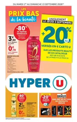 Hyper U (valable jusqu'au 13-09)