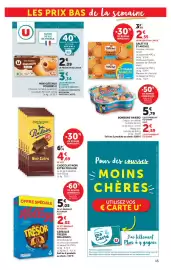 Catalogue Super U page 15: St Michel Galette fourrée €2,55, HARIBO Dragolo €5,79