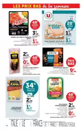 Catalogue Super U page 18: Labeyrie Saumon fume €9,99, Aoste Jambon cru fines et fondantes €3,39