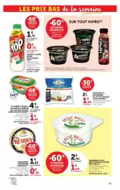 Catalogue Super U page 19: CASA AZZURRA Mozzarella €1,44, PETIT BILLY Fromage de chèvre frais €3,65