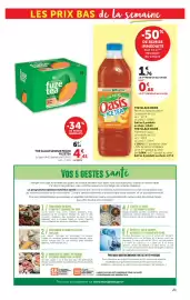 Catalogue Super U page 21: Fuze tea THE NOIR GLACE €4,41, Oasis Ice Tea €0,88