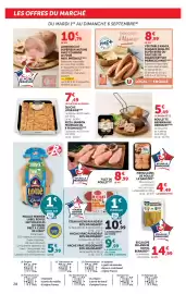 Catalogue Super U page 28: Volaille Française Filet de Poulet €8,99, LE GAULOIS MEDAILLONS DE POULET €4,49