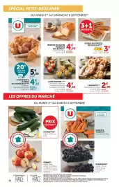 Catalogue Super U page 30: Brioche ou Gâche €4,49, BEIGNETS €2,99