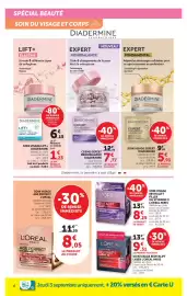 Catalogue Super U page 6: L'ORÉAL PARIS REVITALIFT FILLER €8,25, L'ORÉAL PARIS AGE PERFECT GOLDEN AGE €8,05