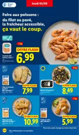 Catalogue Lidl semaine 36 page 10: MSC Fish & Chips €10,99, Panés au colin MSC d'Alaska €5,99