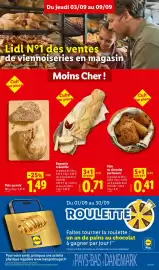 Catalogue Lidl | Du 03/09 au 09/09 Les promos de la semaine page 15: Baguette croustillle €0,71