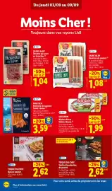 Catalogue Lidl semaine 36 page 16: TOQUE DU CHEF Yakitori brochettes de poulet €2,62, SOIGNON Bûche chèvre Sainte-Maure €1,99