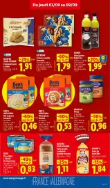 Catalogue Lidl semaine 36 page 17: MAÎTRE JEAN-PIERRE Pain de mie sandwich grande tranche €1,11, NIXE Thon MSC €0,83