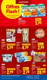 Catalogue Lidl semaine 36 page 19: SAINT ALBY Trio de saucisses sèches €4,29, L'ÉTAL DU BOUCHER €28,99