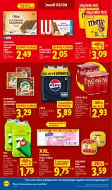 Catalogue Lidl semaine 36 page 20: LU Petit écolier tendre cœur €2,05, PEPSI €5,89