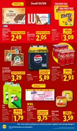Catalogue Lidl | Du 03/09 au 09/09 Les promos de la semaine page 20: LU Petit écolier tendre cœur €2,05, PEPSI €5,89