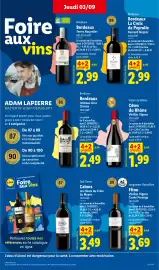 Catalogue Lidl semaine 36 page 21: CASCASTEL Fitou €3,69, GILBERT & GAILLARD Côtes du Rhône Vieilles Vignes €1,99