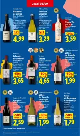 Catalogue Lidl semaine 36 page 23: Château de Carolle Graves €4,65, Grau des Oliviers €4,99