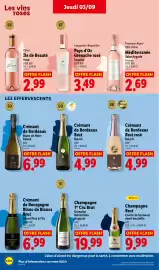 Catalogue Lidl semaine 36 page 28: Balard Crémant de Bordeaux Blanc de Noirs €6,99, Balard Crémant de Bordeaux Brut €4,99