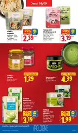 Catalogue Lidl semaine 36 page 31: VITASIA Thé vert « style japonais » €1,99, LOYD Matcha €4,39