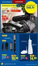 Catalogue Lidl semaine 36 page 38: CIEN BEAUTY Hydropulseur €14,99, CIEN BEAUTY Tondeuse barbe et cheveux Premium €19,99