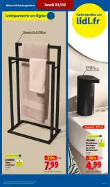Catalogue Lidl semaine 36 page 39: LIVARNO Porte-serviettes €7,99