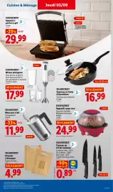 Catalogue Lidl semaine 36 page 41: SILVERCREST Appareil à pop-corn €24,99, SILVERCREST Planche à découper €4,99