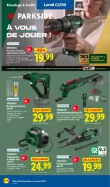 Catalogue Lidl semaine 36 page 52: PARKSIDE Aspirateur à main sans fil €19,99