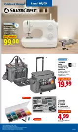 Catalogue Lidl semaine 36 page 57: CRELANDO Trolley pour machine à coudre ou sac pour tricot €19,99