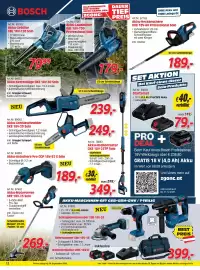 Zgonc Flugblatt Seite 12: Bosch Akku-Atschere Pro GGP 18V-32 S Solo €189,00, Bosch Akku-Gebläse GBL 18V-120 Solo €79,99