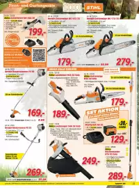 Zgonc Flugblatt Seite 15: STIHL Benzin-Motorsense FS 55 €269,00, Benzin-Rasentrimmer FS 38 €169,00