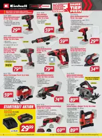 Zgonc Flugblatt Seite 2: Akku-Winkelschleifer TE-AG 18/125-2 Li Solo €74,99