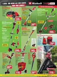 Zgonc Flugblatt Seite 5: Akku-Rasentrimmer GC-CT 18/24 Li Solo €39,99, Akku-Tauchpumpe GE-SP 18 Li Solo €79,99