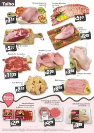 Folheto Bolama Página 2: Bife de frango panado embalado €8,99, Costela do lombo de porco €5,69