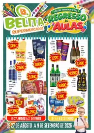 Folheto Belita Página 1: Izidoro Salsichas Bockwurst Porco €1,22, A+ Líquido Ess Provença €9,29