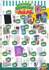 Folheto Belita Página 7: Bic Cristal Azul Preta Vermelha Unid €0,25, Sk bloco notas a6 €1,95