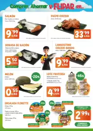 Folleto AhorraMas Página 2: Melón Entero €0,55, Salmón €9,99