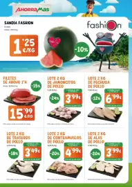 Folleto AhorraMas Página 3: Jamoncitos de pollo €7,98, Lote 2 kg de pechuga de pollo €13,98