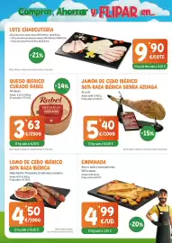 Folleto AhorraMas Página 4: Jamón de cebo ibérico 50% raza ibérica sierra azuaga €5,40