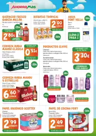 Folleto AhorraMas Página 7: Foxy papel de cocina asso ultra €2,49, Mahou Clásica €6,12