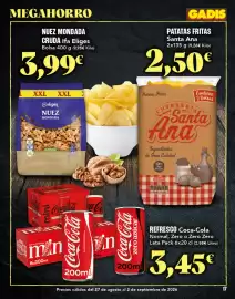 Folleto Gadis semana 35 Página 17: Coca-Cola refresco €3,45