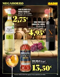 Folleto Gadis semana 35 Página 19: Mayor de Castilla vino blanco €2,75