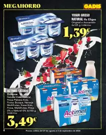 Folleto Gadis semana 35 Página 8: Eliges yogur griego natural €1,39