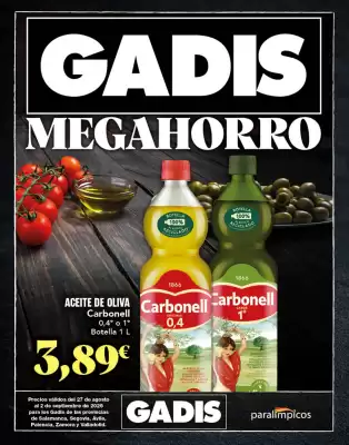 Gadis (válido hasta el 2-09)