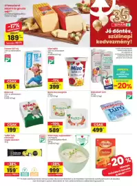 Spar akciós újság hét 35 Oldal 15: Bords Eve margarin €589,00, Mizo tejföl €399,00
