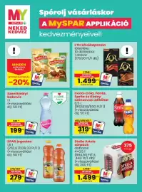 Spar akciós újság hét 35 Oldal 21: Coca-Cola, Fanta, Sprite és Kinley szénsavas üdítőital €319,00