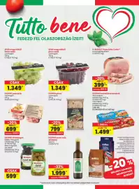 Spar akciós újság hét 35 Oldal 24: Spar fehér szőlő €1.349,00, Lavazza kávé €19.999,00