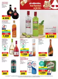 Spar akciós újság hét 35 Oldal 31: Peroni nastro azzurro €399,00, Angyal mosoly tokaji cuvée €1.399,00