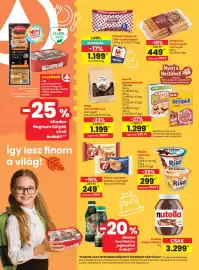 Spar akciós újság hét 35 Oldal 4: 7days croissant €249,00, Nestlé gabonapehely €1.299,00