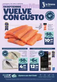 Catálogo La Sirena Página 1: Promo Club filete de dorada o lubina Premium €4,50